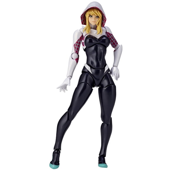 Dupurit Figure Complex AMAZING YAMAGUCHI Spider-Gwen Approx. 6.1in (155 mm) ABS & PVC Pre-painted Action Figure Revoltech