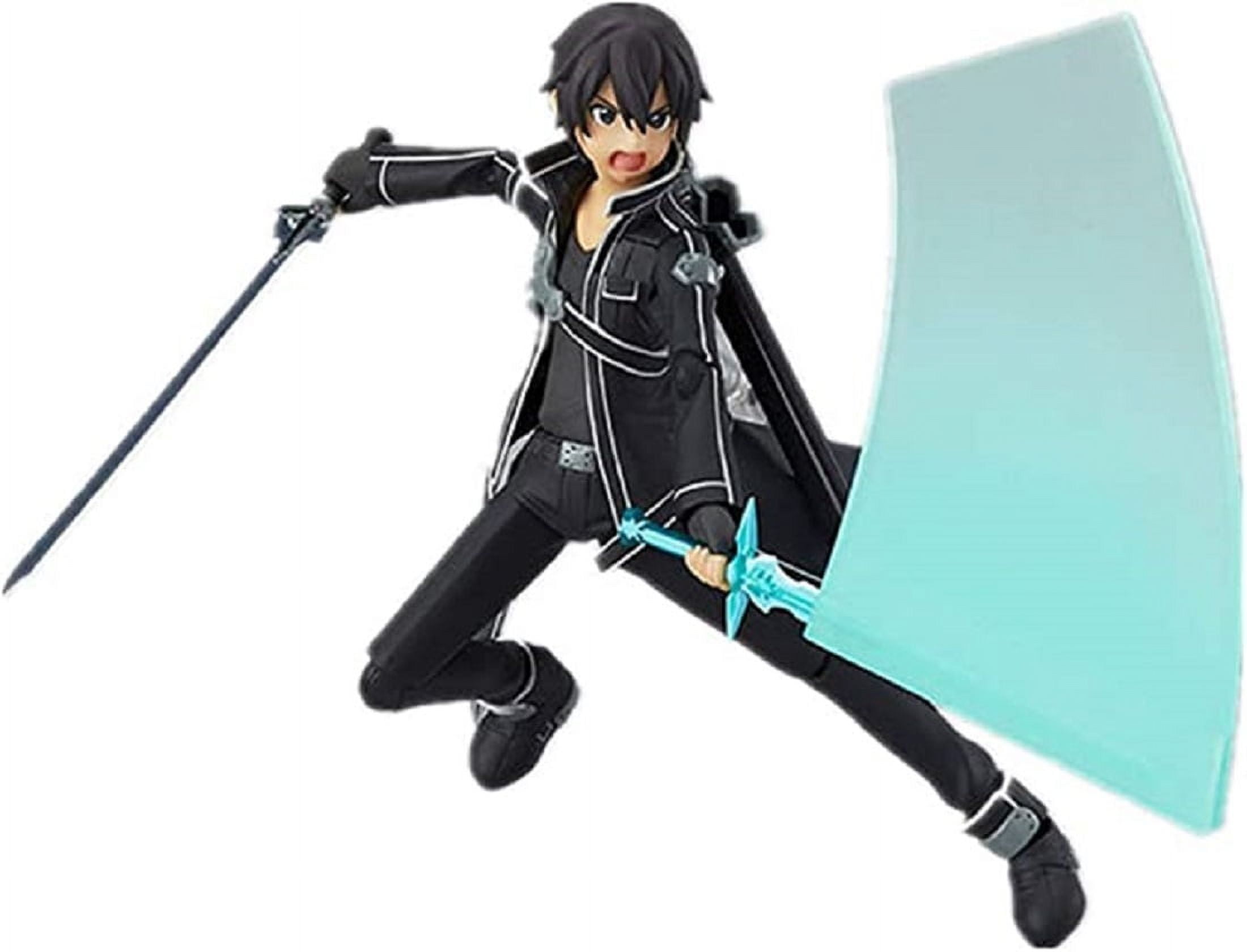 Dupurit Sword Art Online Figure 3 Style Figure Anime Figure Action Figure (Color : Kirito) Desktop Figures