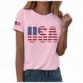 thumbnail image 1 of Duqingm 250th Anniversary Shirt Women's America 250 Printed Casual T-Shirt United States 250Th Anniversary Patriotic Tee Navy,XL, 1 of 5