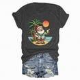 thumbnail image 1 of Duqingm Christmas Shirts for Women 2025 Christmas Coffee Shirt Womens Xmas Snowman Latte Graphic Tees Holiday T Shirt Grey,2XL, 1 of 6