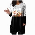 thumbnail image 1 of Duqingm Funny Christmas Shirts Christmas Shirts for Women: Merry Christmas Letter Print T-Shirts Xmas Tree Graphic Long Sleeve Tops Black,M, 1 of 5