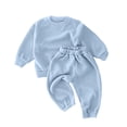 thumbnail image 1 of Duqingm Girls Outfit Sets 2 Pieces, Long Sleeve Pullover Printed Girls Clothing Sets, 1 of 3