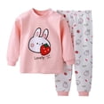 thumbnail image 1 of Duqingm Girls Pajamas Toddler Boys Pajamas 2 Piece Pjs Set Cotton Sleepwear,6-12 Months, 1 of 3