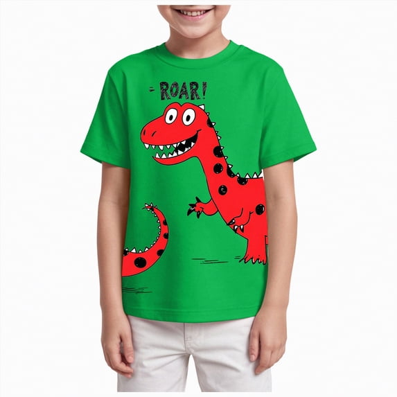Duqingm Kids T Shirts for Boys Boys Athletic T-Shirts Quick Dry Short-Sleeve Tops Youth Moisture Wicking Running Sports T-Shirts Green,7-8 Years