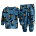 thumbnail image 1 of Duqingm Toddler Boys 2 Piece Pajamas Kids Pajamas Sets Boys Girls 2-Piece Sleepwear Set Cotton Long Sleeve Casual Kids,18-24 Months, 1 of 5
