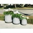 thumbnail image 1 of DurX-litecrete Lightweight Rounded Bottom Concrete Cylinder Outdoor Planter, 1 of 5