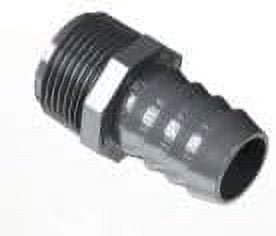 1-1/4" Insert X 1-1/2" MNPT PVC Reducing Male Adapter – Barb Fitting For Plumbing, Pool, Or Irrigation