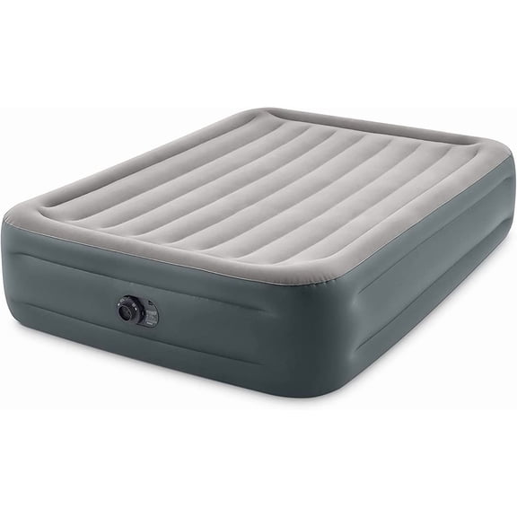 Dura-Beam Series Essential Rest Airbed with Internal Electric Pump, Bed Height 18", Queen (2020 Model)