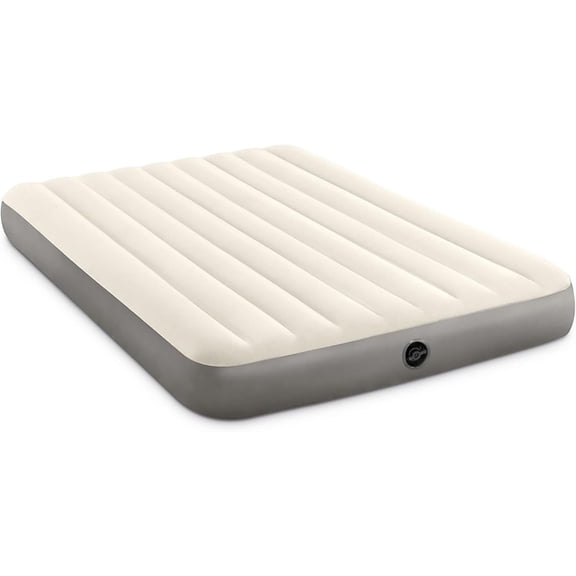 Dura-Beam Standard Single-High Air Mattress: Fiber-Tech - Queen Size - 10in Bed Height - 600lb Weight Capacity - Pump Sold Separately