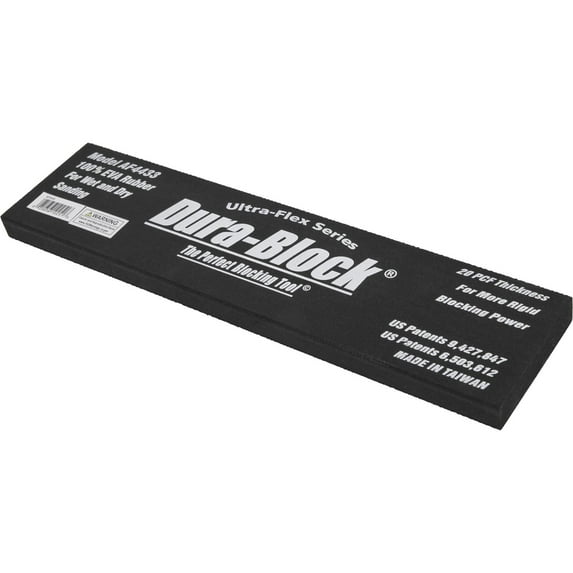 Dura-Block AF4433 Ultra-Flex PSA Block, 5/8 X 2-3/4 X 11 In