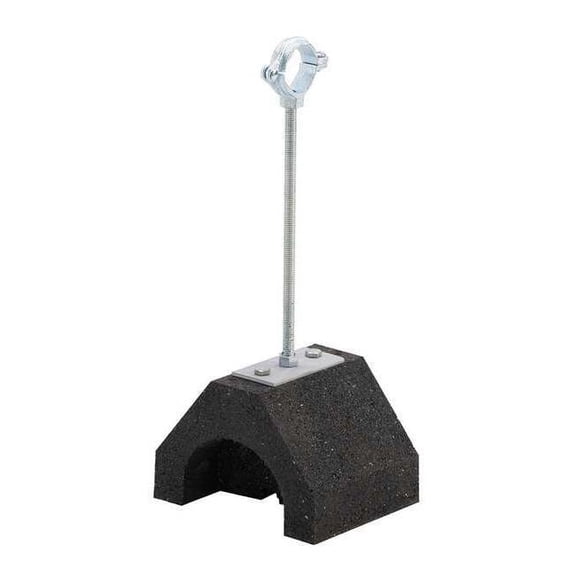 Pipe Support Block,10.06 to 11.56 In H DBM-3/4
