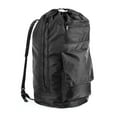 thumbnail image 1 of Whitmor Dura-Clean Laundry Backpack with Drawstring, Black, 1 of 5