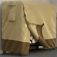thumbnail image 1 of Dura Covers LRFP5501 Fade Proof Tan Heavy Duty 4 ft. Water Resistant Firewood Log Rack Cover, 1 of 3
