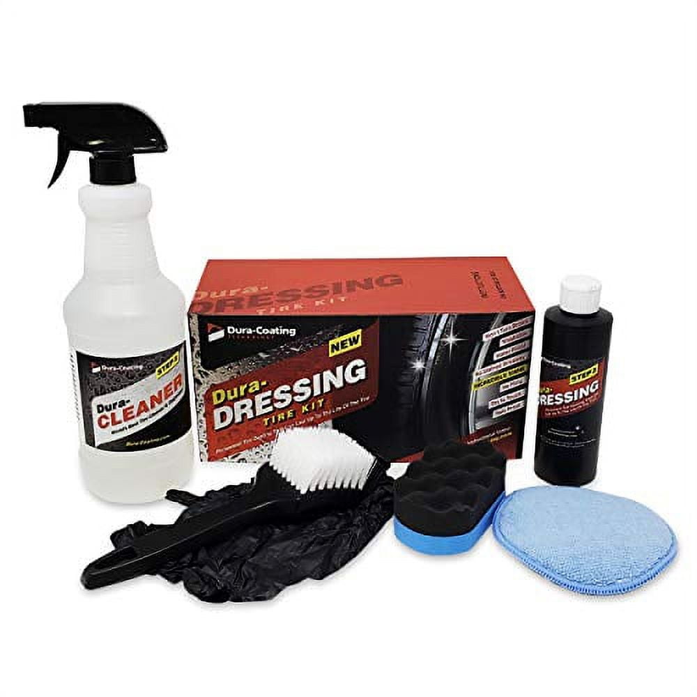 Dura-Dressing Total Tire Kit, XL Kit for 2-3 Cars or 1 Large Truck - Tire  Dressing and Cleaning Kit - Made in The USA to Ensure Your Tires Shine and  Look Great 