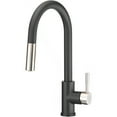 thumbnail image 1 of Dura Faucet 530SLKMBSN Streamline Pull-Down RV Kitchen Faucet, Matte Black & Satin Nickel, 1 of 10