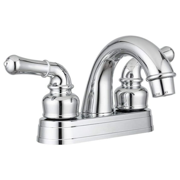 Dura Faucet Classical Arc Spout Lavatory Faucet for RV Bathrooms- Chrome Polished