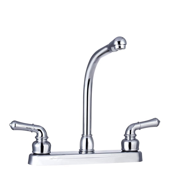 Dura Faucet Classical Hi-Rise Kitchen Faucet for RVs- Chrome Polished