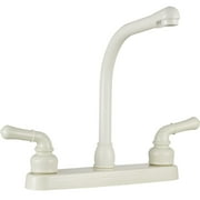 Dura Faucet Classical Hi-Rise RV Kitchen Faucet - Bisque Parchment