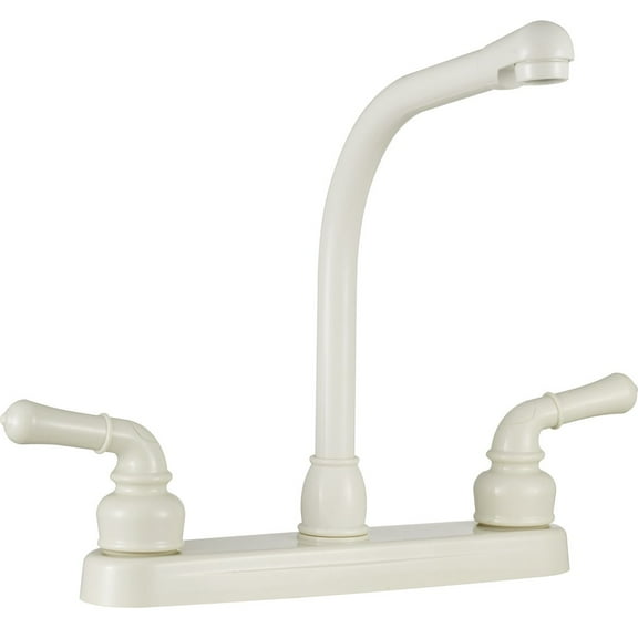 Dura Faucet Classical Hi-Rise RV Kitchen Faucet - Bisque Parchment