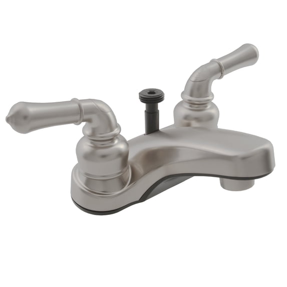 Dura Faucet Classical RV Lavatory Faucet w/ Diverter - Brushed Satin Nickel