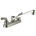 thumbnail image 1 of Dura Faucet Classical Two Handle RV Kitchen Faucet - Brushed Satin Nickel, 1 of 7