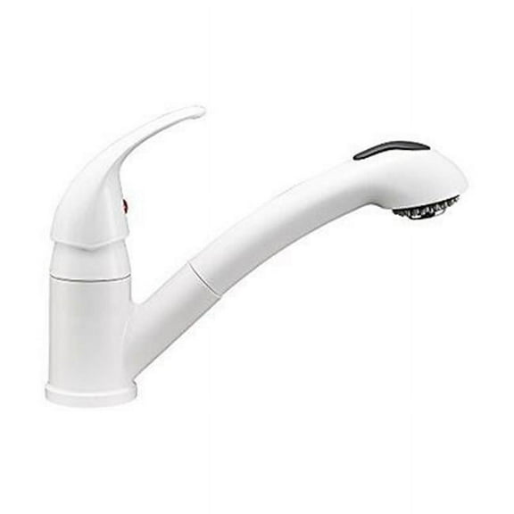 Dura Faucet D6U-DFNMK852WT RV Kitchen Faucet, White