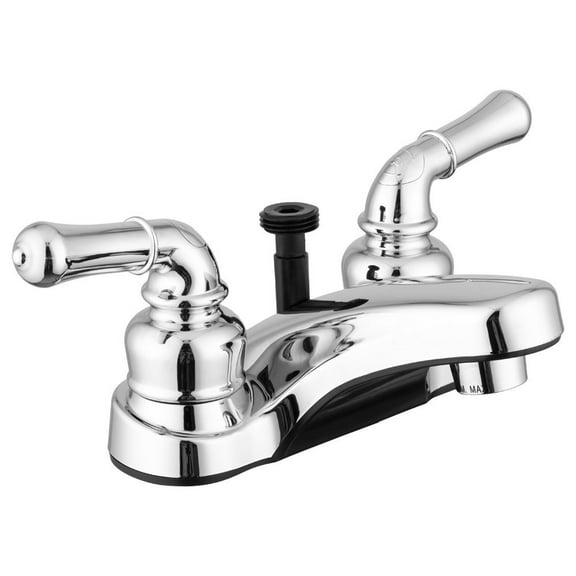 Dura Faucet Classical RV Lavatory Faucet With Diverter - Chrome Polished