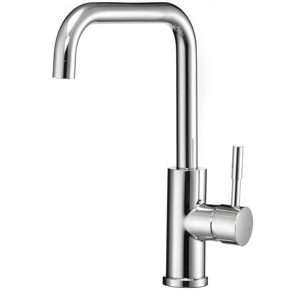 Dura Faucet DF-MK533LK-CP Streamline Squared-Arc RV Kitchen Faucet - Chrome