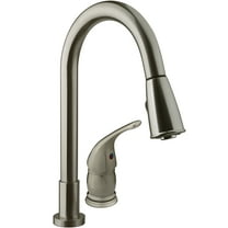Dura Faucet Pull-Down RV Kitchen Faucet - Brushed Satin Nickel