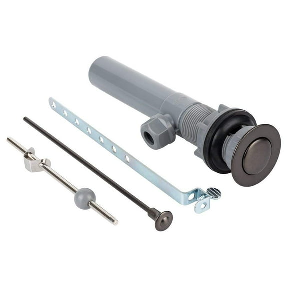 Dura Faucet DF-PU201-VB RV Bathroom Sink Drain Pop-Up with Overflow and Lif