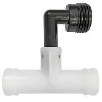 Dura Faucet DF-RK911-BK RV Exterior Shower Faucet Diverter Tee Replacement (Black)