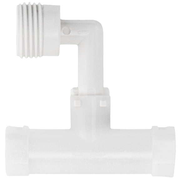 Dura Faucet (DF-RK911-WT) RV Exterior Shower Faucet Diverter Tee Replacement (White)