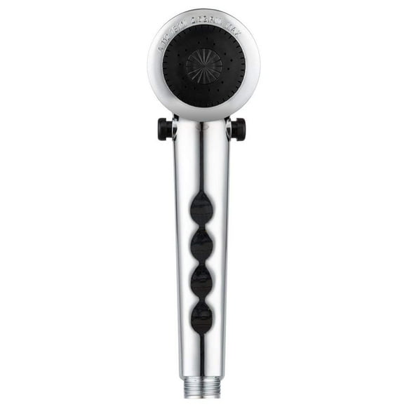 BAI Handheld Shower Wand In Polished Chrome - Solid Brass, Touch-Clean Jets, 1/2" NPT Thread