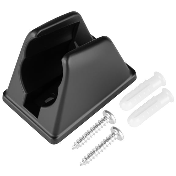 Dura Faucet DF-SA156-MB RV Handheld Shower Wand Bracket Holder - Mounting Screws Included (Matte Black)