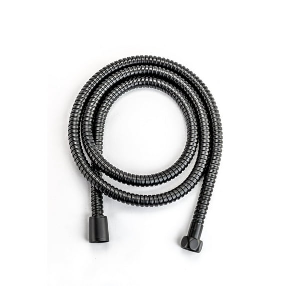 Dura Faucet DF-SA200-MB Shower Head Hose 60” Length Matte Black/Stainless Steel