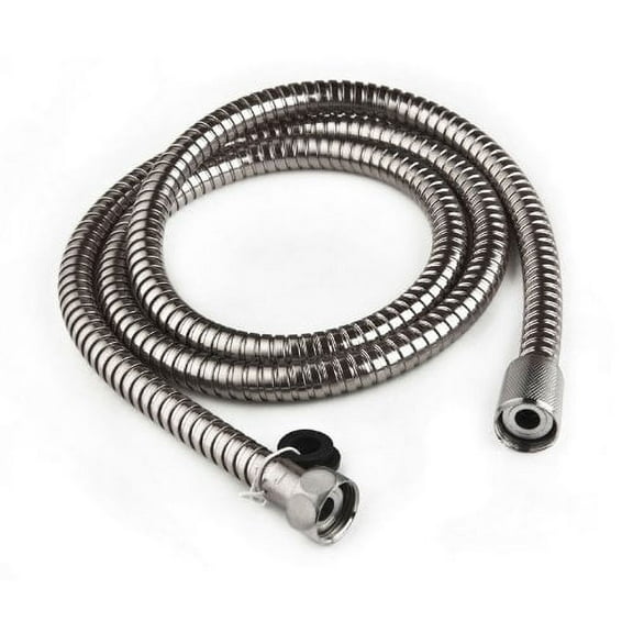 60" Stainless Steel RV Shower Hose - Brushed Satin Nickel