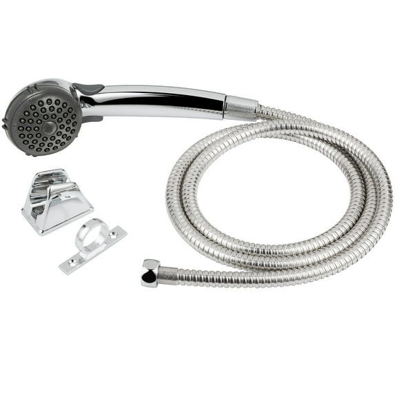 Dura Faucet DF-SA400K-CP Rv Single Function Shower Wand & Hose Kit - Chrome