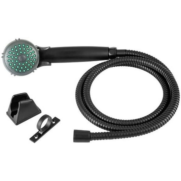 Dura Faucet DF-SA400K-MB RV Handheld Single-Function Shower Head Kit - Matte Black