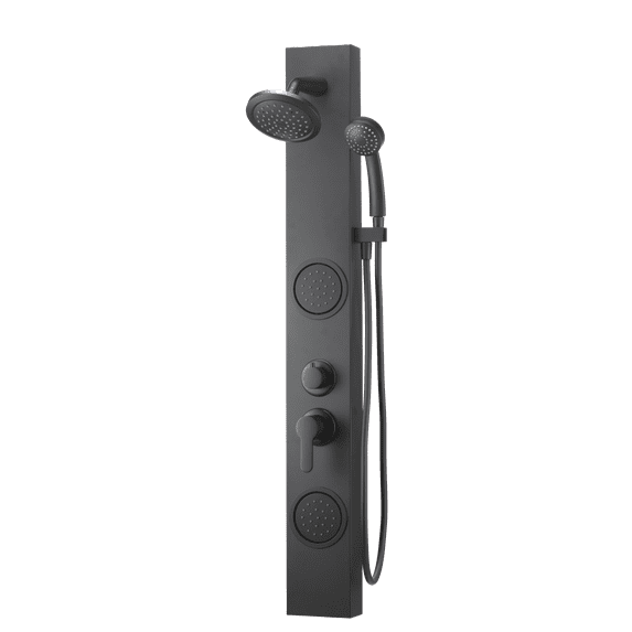Dura Faucet (DF-SA914-MB) Premium RV Shower Panel Column – Matte Black ...
