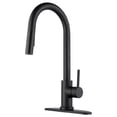 thumbnail image 1 of Dura Faucet DF-NMK540-MB  Kitchen Faucet Matte Black, 1 of 8