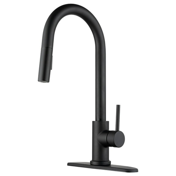 Dura Faucet DF-NMK540-MB  Kitchen Faucet Matte Black