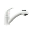 thumbnail image 1 of Dura Faucet Designer Pull-Out RV Kitchen Faucet - White, 1 of 10