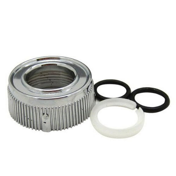 Spout Nut and Rings Replacement Kit - Chrome Polished