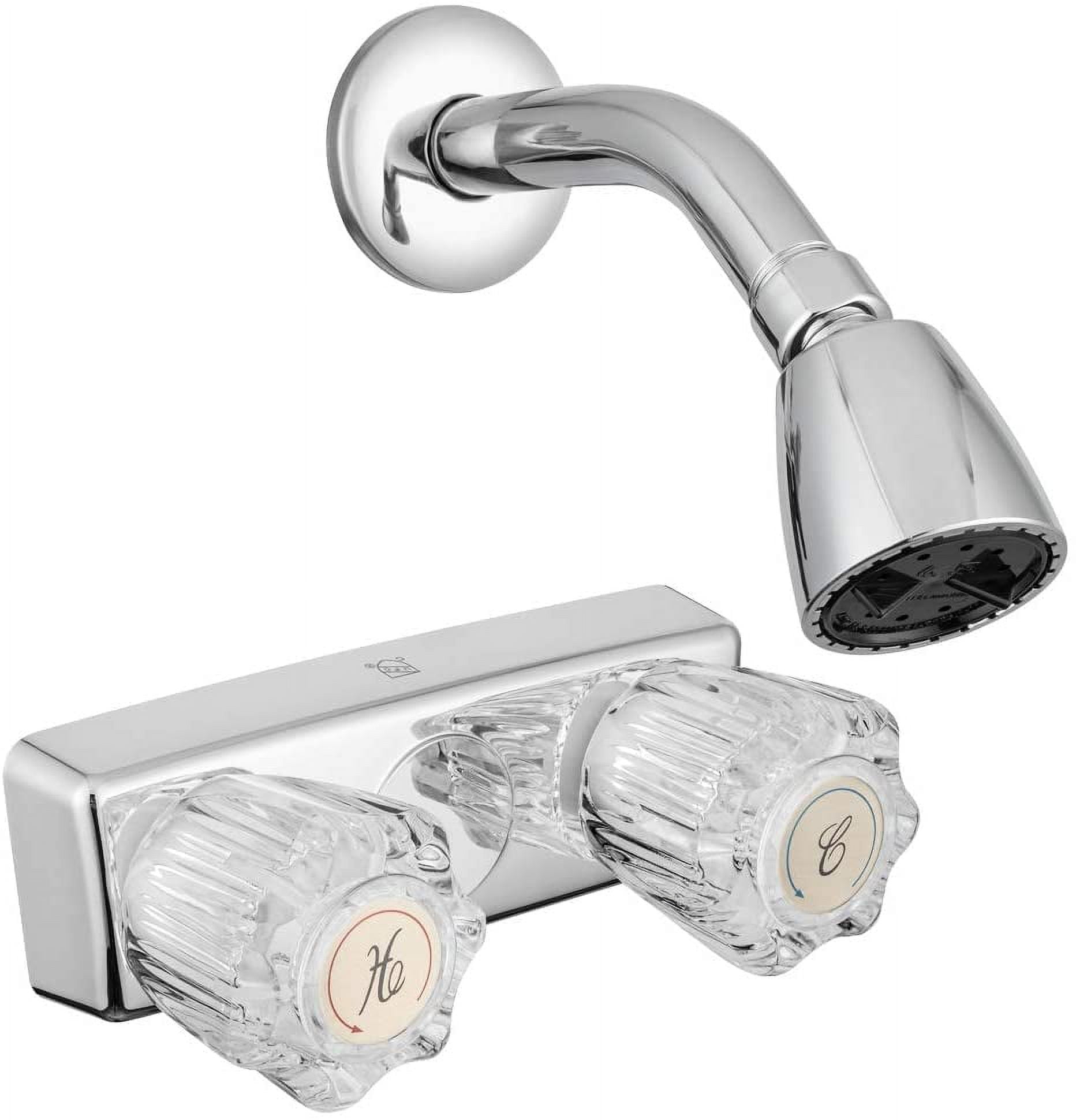 Dura Faucet Economical Shower Faucet & Shower Head Chrome Polished