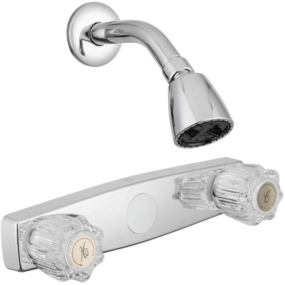 Dura Faucet Economical Shower Faucet & Shower Head - Chrome Polished
