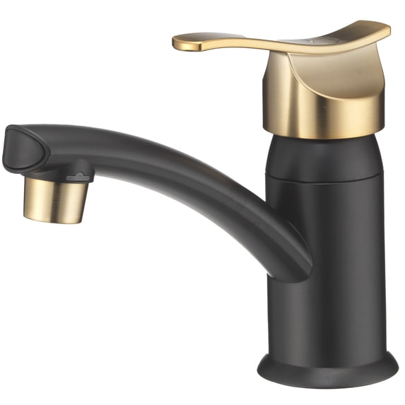 Dura Faucet FPL200MBRG Single Lever Centerset Rv Lavatory