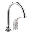 thumbnail image 1 of Dura Faucet Gooseneck Kitchen Faucet with Matching Side Sprayer for RVs- Brushed Satin Nickel, 1 of 2