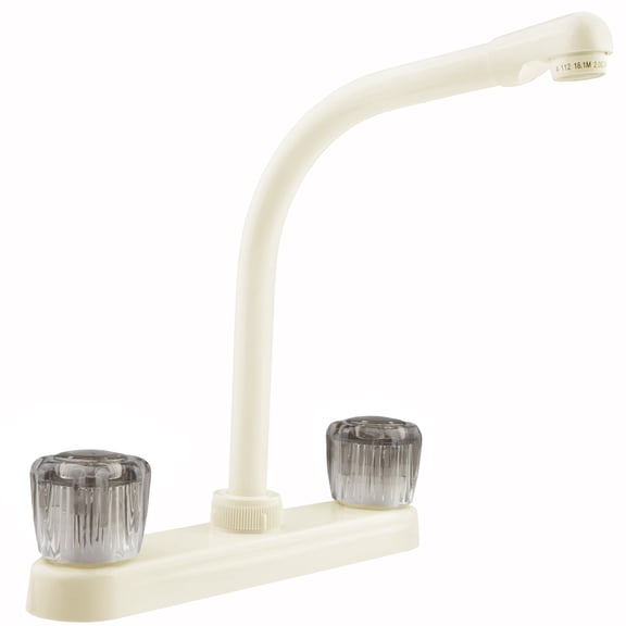 Dura Faucet Hi-Rise Kitchen Faucet for RVs - Bisque Parchment