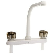 Dura Faucet Hi-Rise Kitchen Faucet for RVs - White