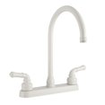 thumbnail image 1 of Dura Faucet J-Spout RV Kitchen Faucet - White, 1 of 6